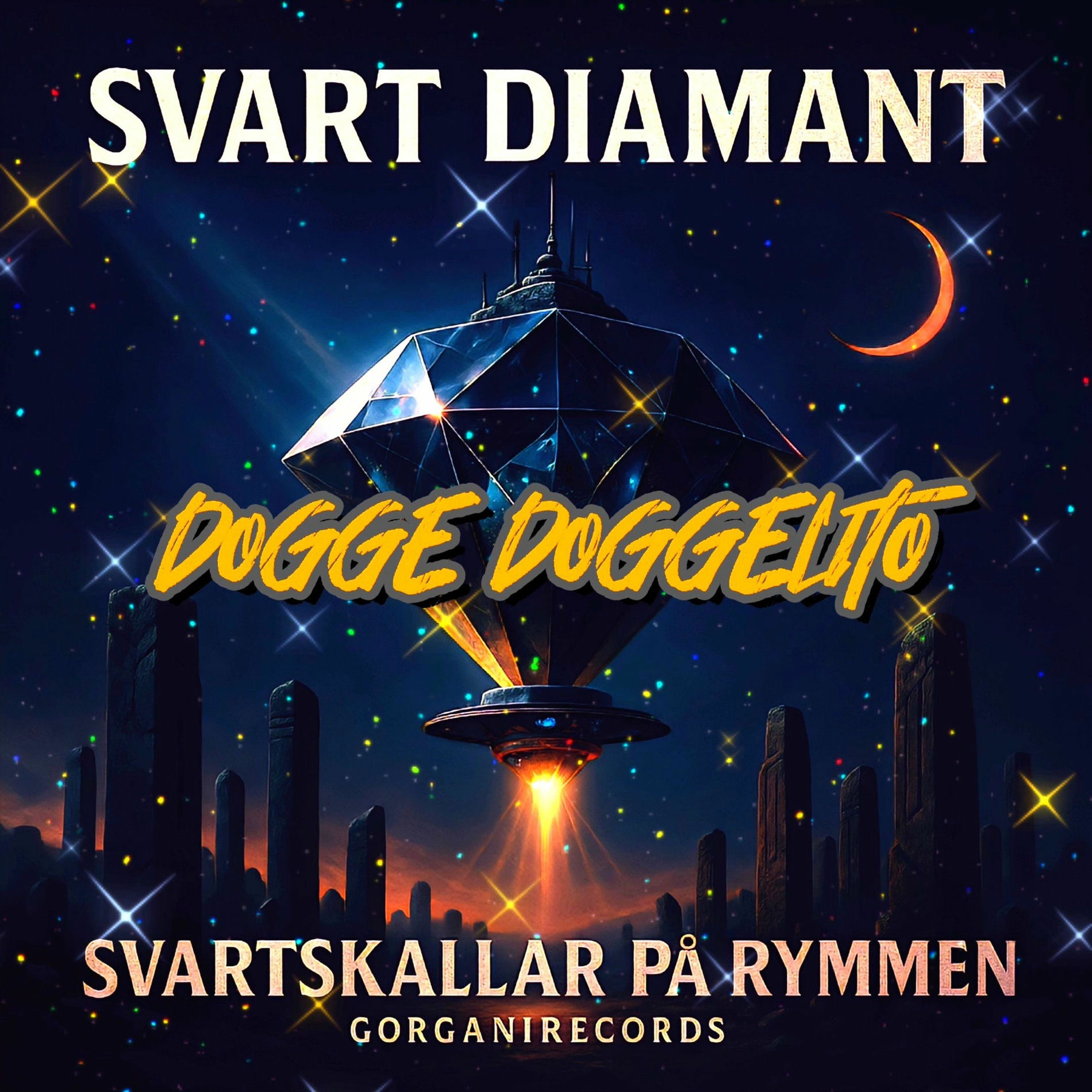 Album cover of SVART DIAMANT SVARTSKALLAR PÅ RYMMEN