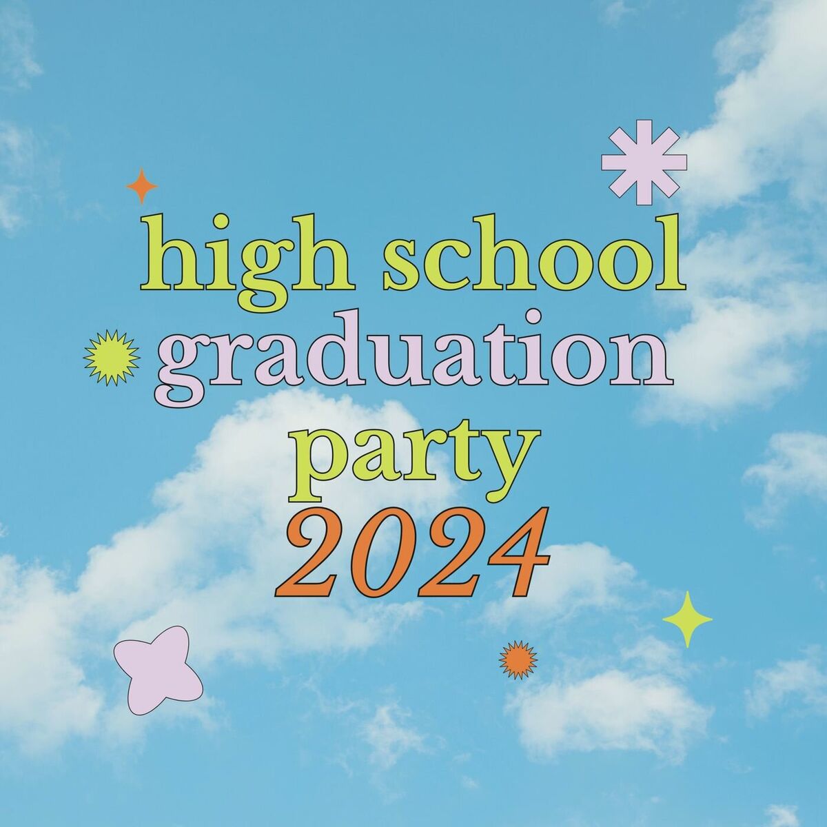 Album cover of high school graduation party 2024