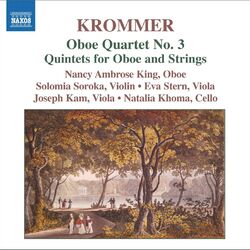 Cover of Krommer: Oboe Quartet No. 3 / Oboe Quintets Nos. 1-2