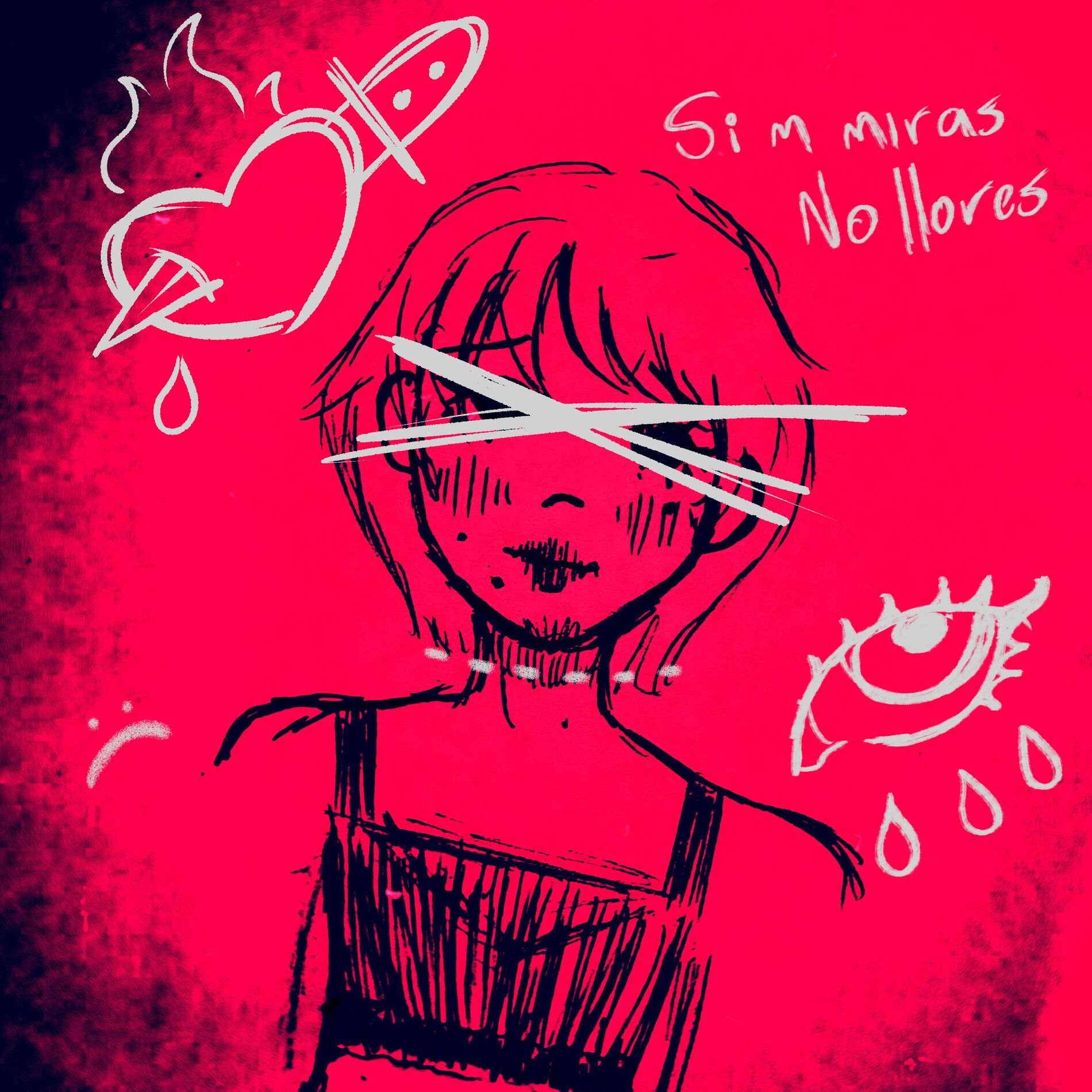 Album cover of si me miras, no llores