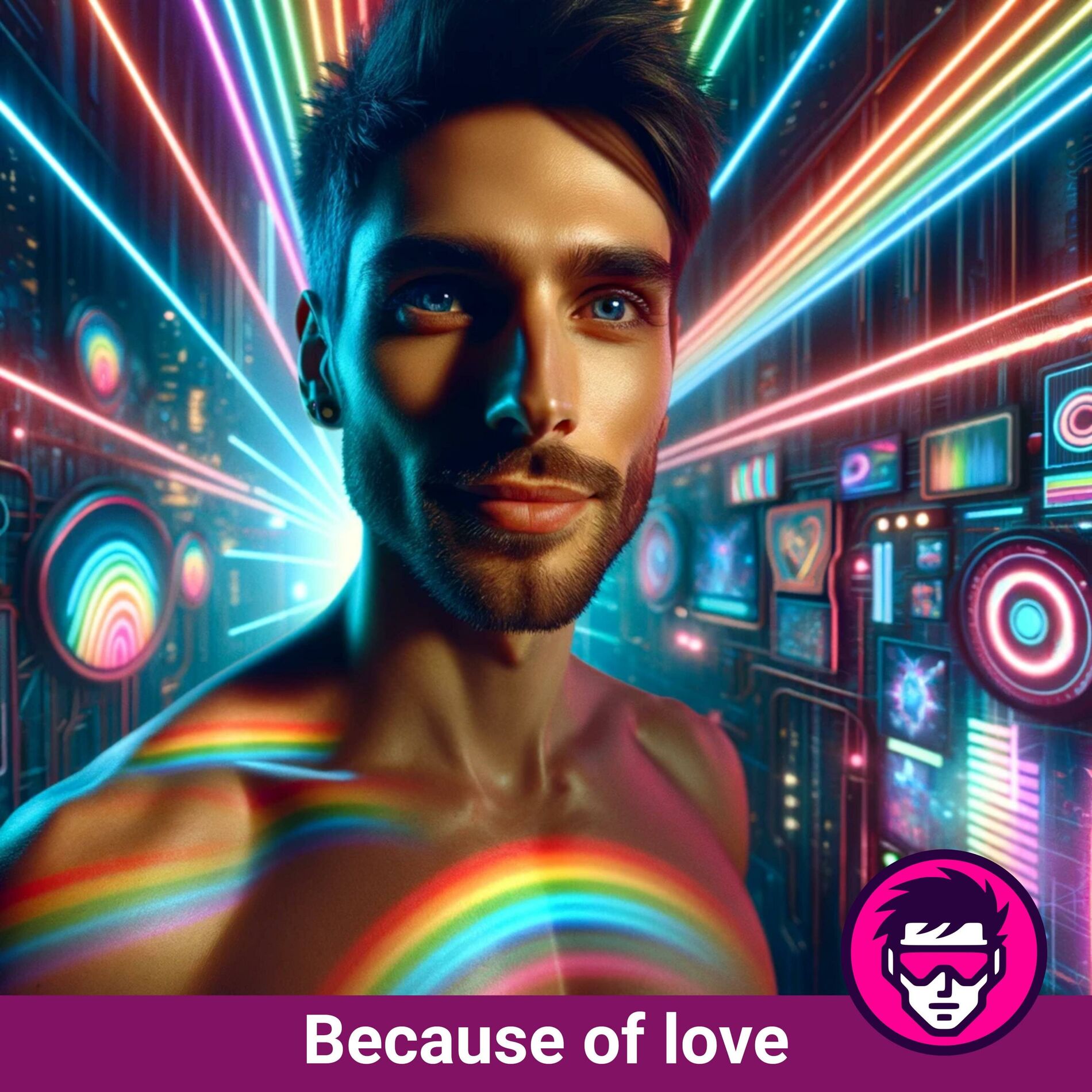Album cover of Because of love