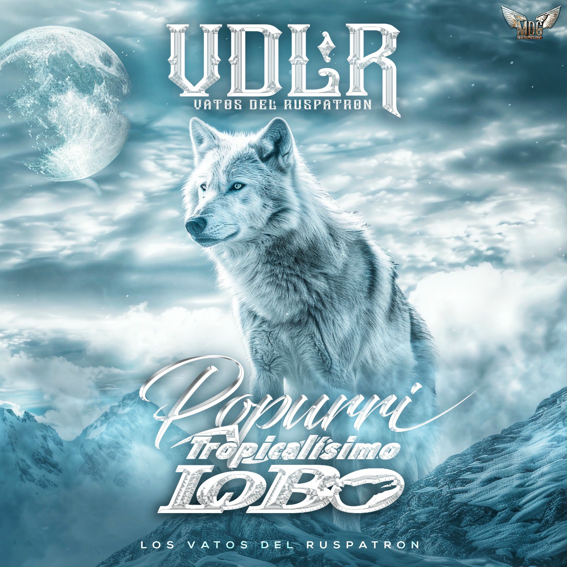 Album cover of Popurrí Tropicalísimo Lobo: Cada Vez/ Las Mil y Una Noche/ Ven Junto a Mi/ Candela Bestial