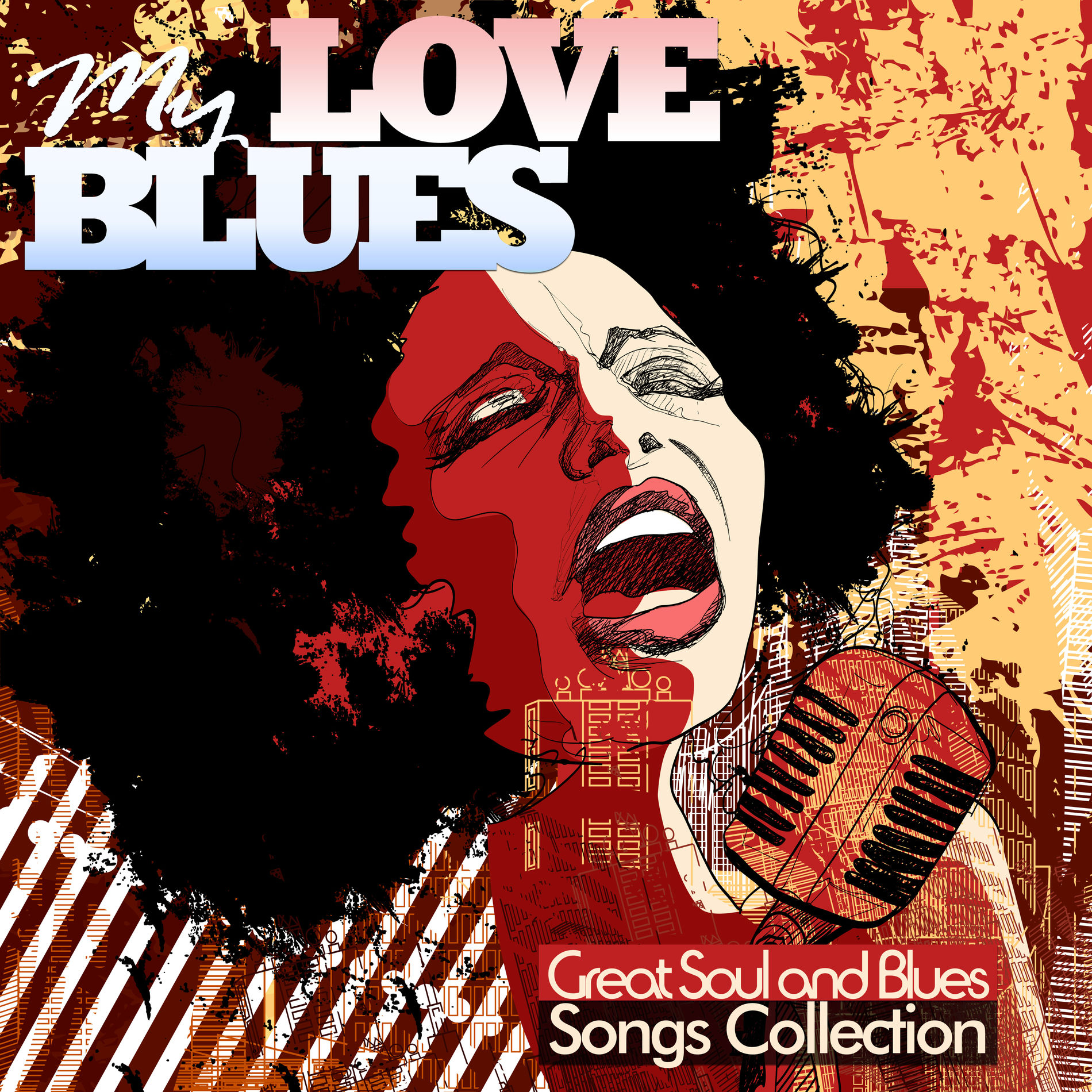 Album cover of My Love Blues: Great Soul and Blues Songs Collection (Original Versions)