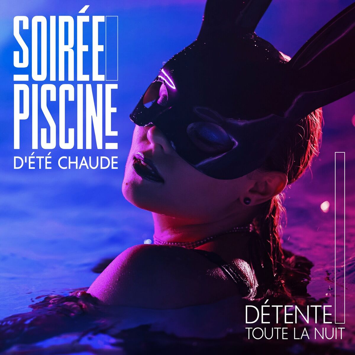 Album cover of Soirée piscine d'été chaude: Détente toute la nuit, Rythmes lents, Paradis électronique, 2023 Rythmes sensuels d'été
