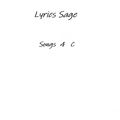 Songs 4 C
