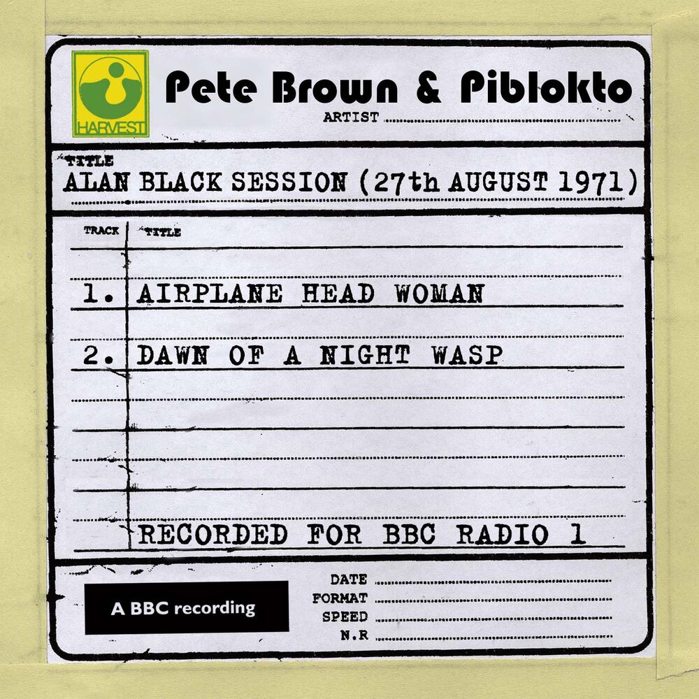 Picture of Alan Black Session (27th August 1971)
