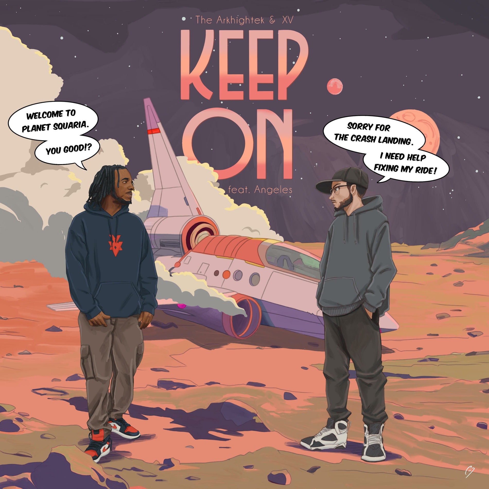 Album cover of Keep On (feat. Angeles)