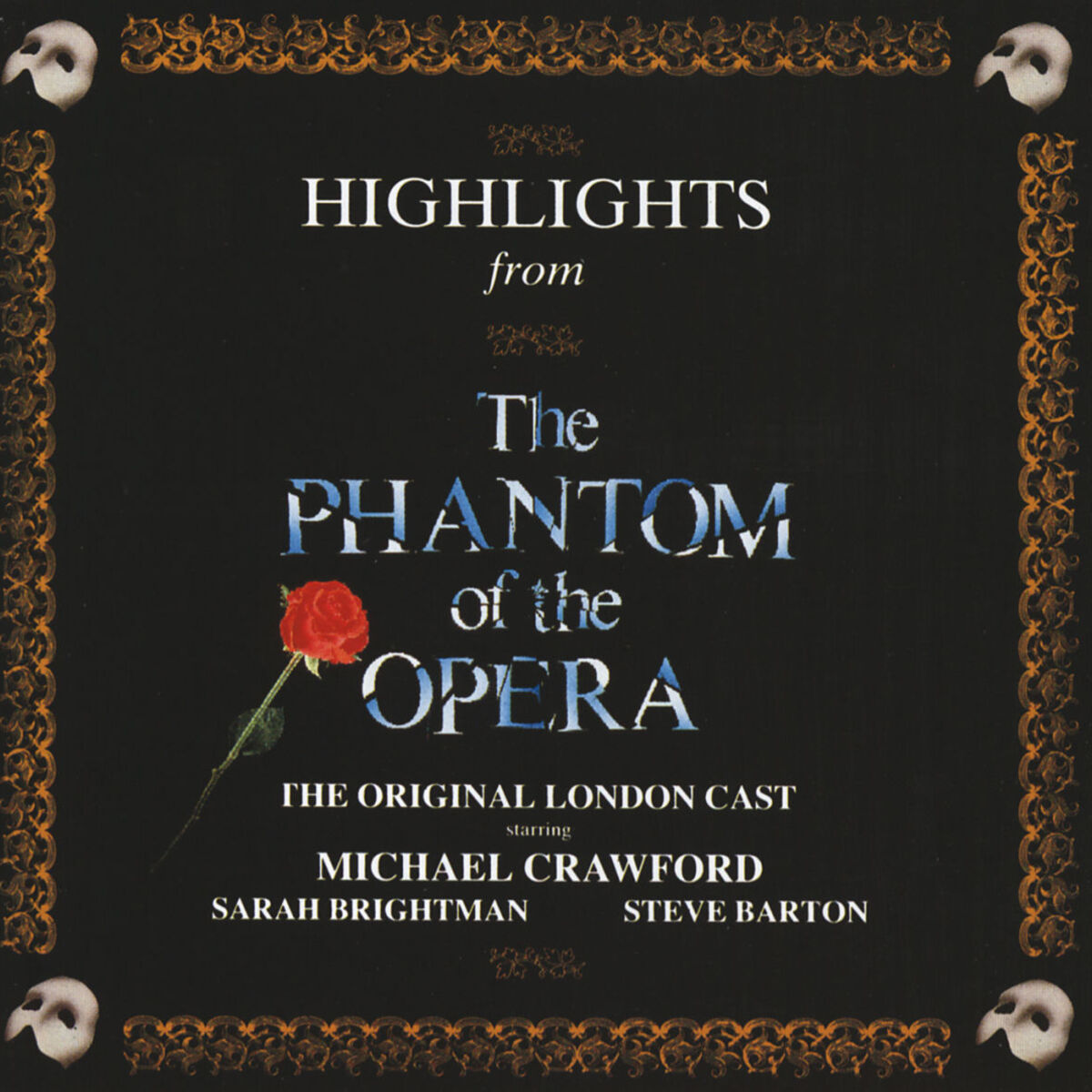 Album cover of Highlights From The Phantom Of The Opera