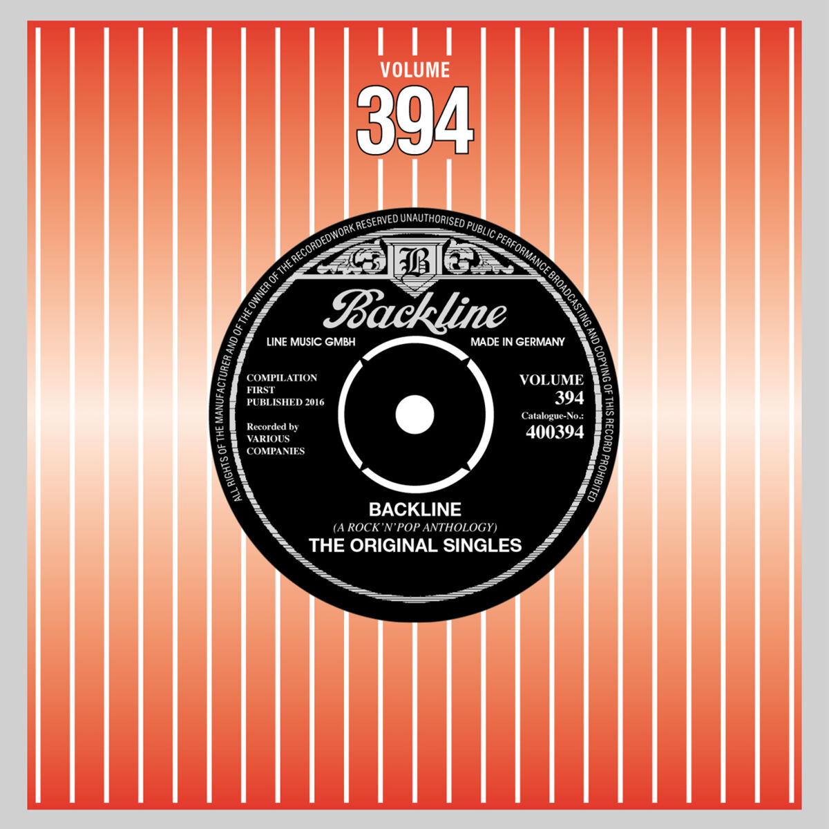 Album cover of Backline, Vol. 394