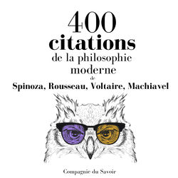 Cover of 400 citations de la philosophie moderne (Les citations les plus inspirantes) by undefined