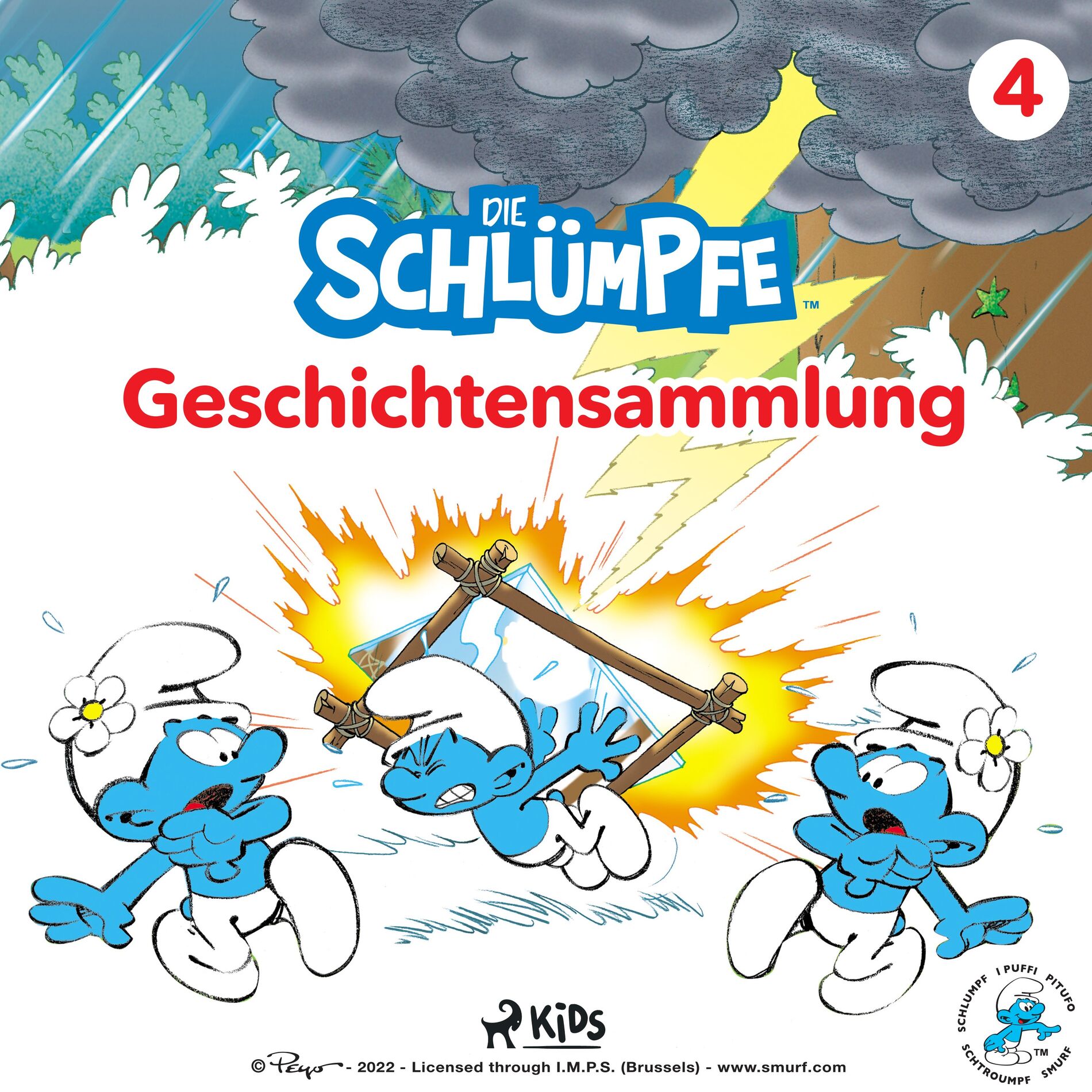 Album cover of Die Schlümpfe - Geschichtensammlung 4