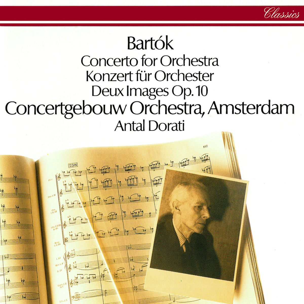 Album cover of Bartók: Concerto for Orchestra; Two Images