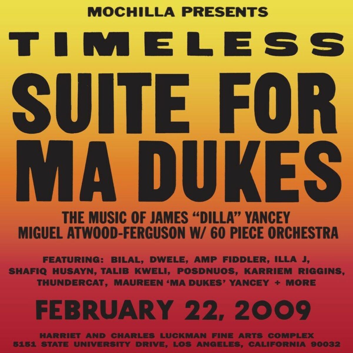 Album cover of Timeless: Suite For Ma Dukes (Live)