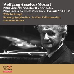 Cover of Wolfgang Amadeus Mozart: Piano Concertos Nos. 8 & 24, Piano Sonata No. 11, Fantasia No. 3