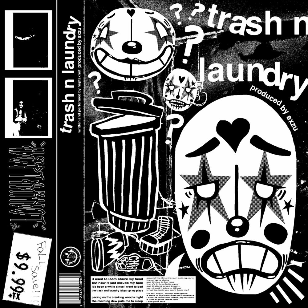 Picture of trash n laundry