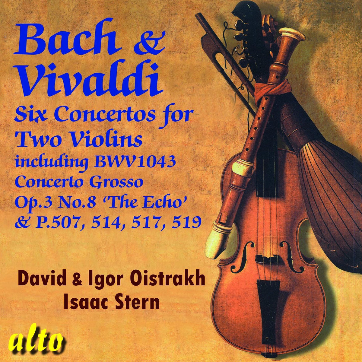 Album cover of Bach & Vivaldi: Six Concertos For Two Violins