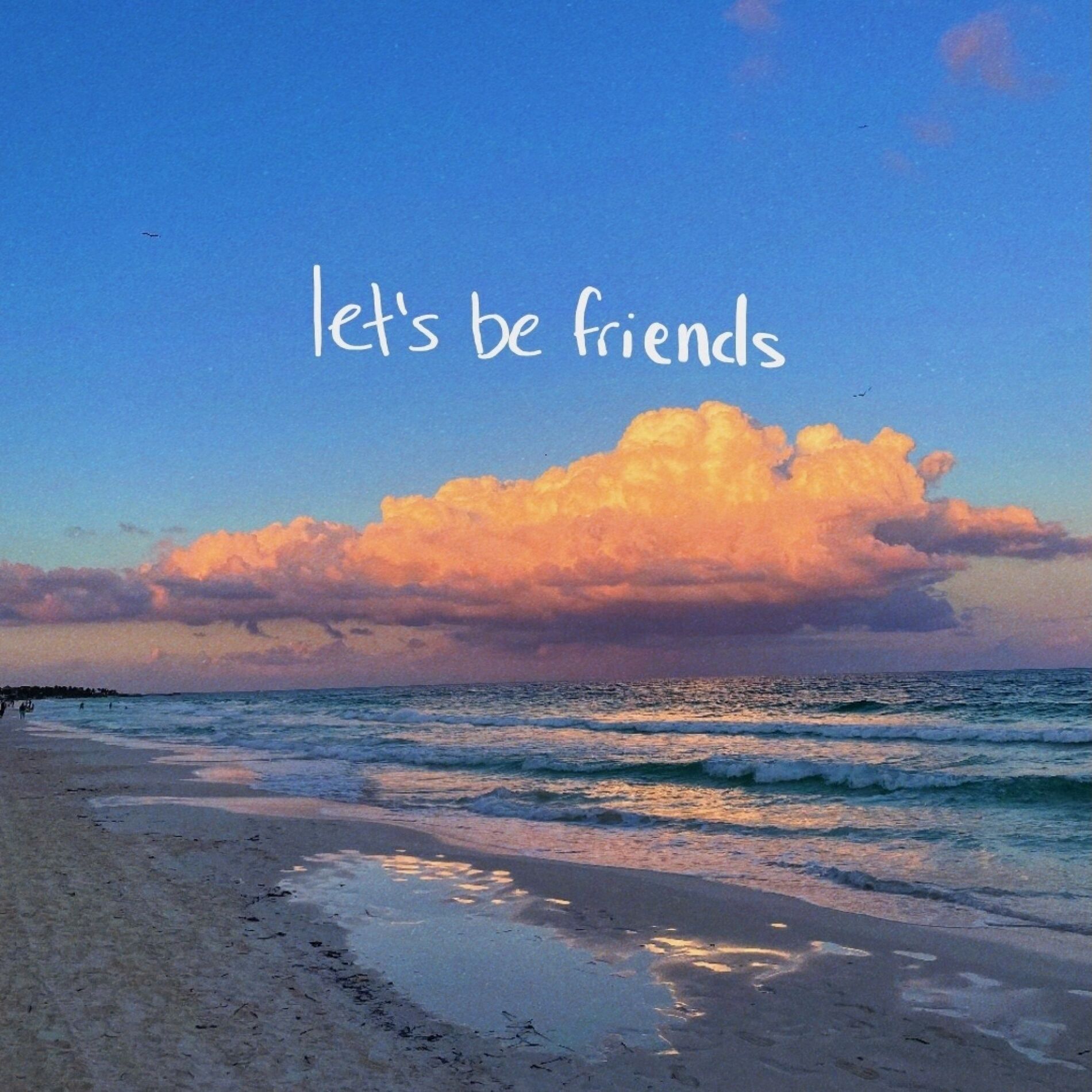 Album cover of let's be friends