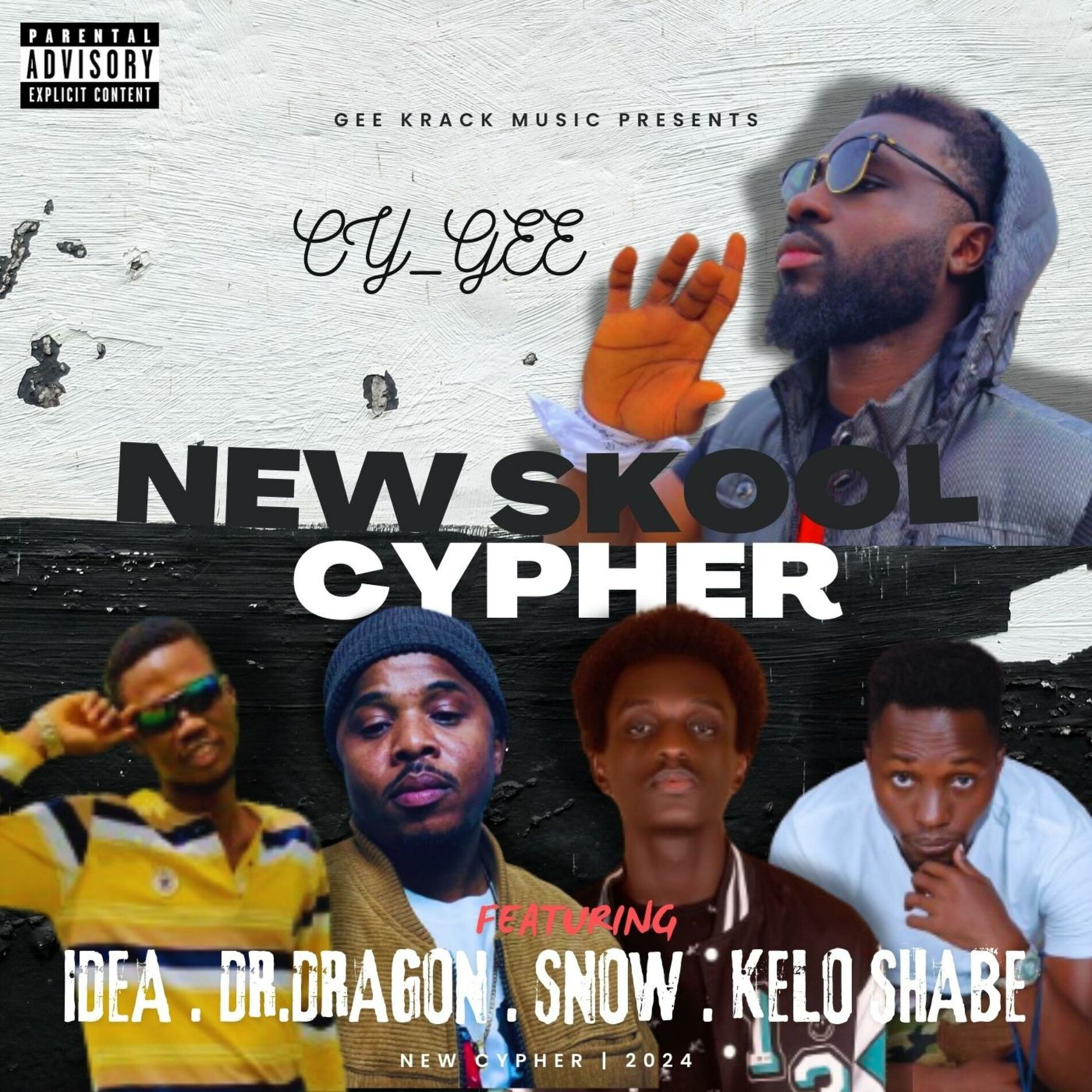 Album cover of NEW SKOOL CYPHER (feat. IDEA, DR.DRAGON, SNOW & KELO SHABE)