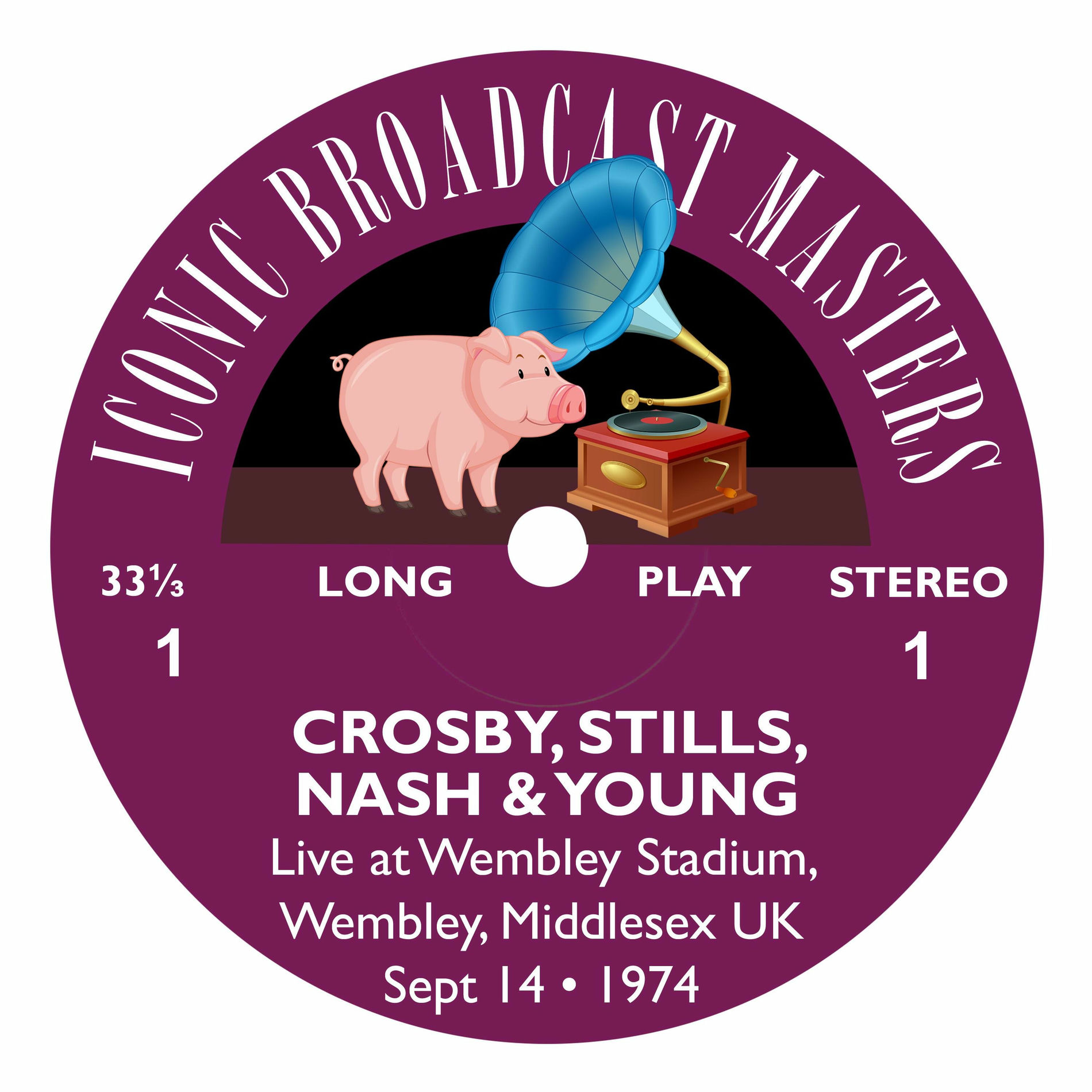 Album cover of Wembley Stadium, London - 14th September 1974 (Live from London)