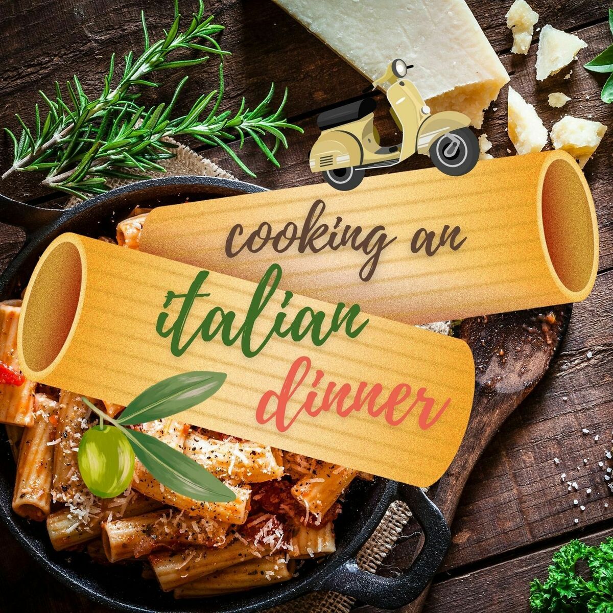 Album cover of Cooking an Italian Dinner