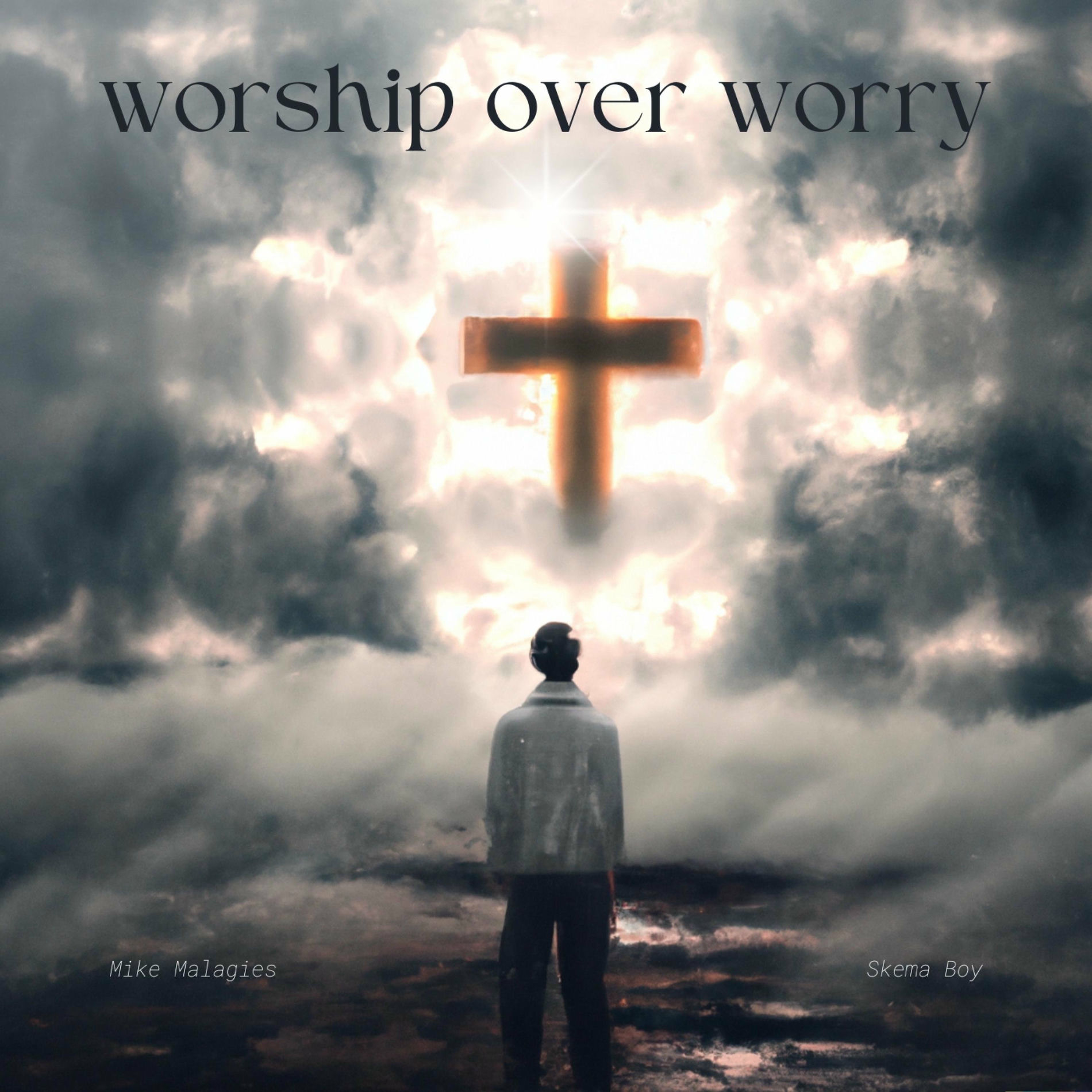 Album cover of worship over worry (feat. Skema Boy)