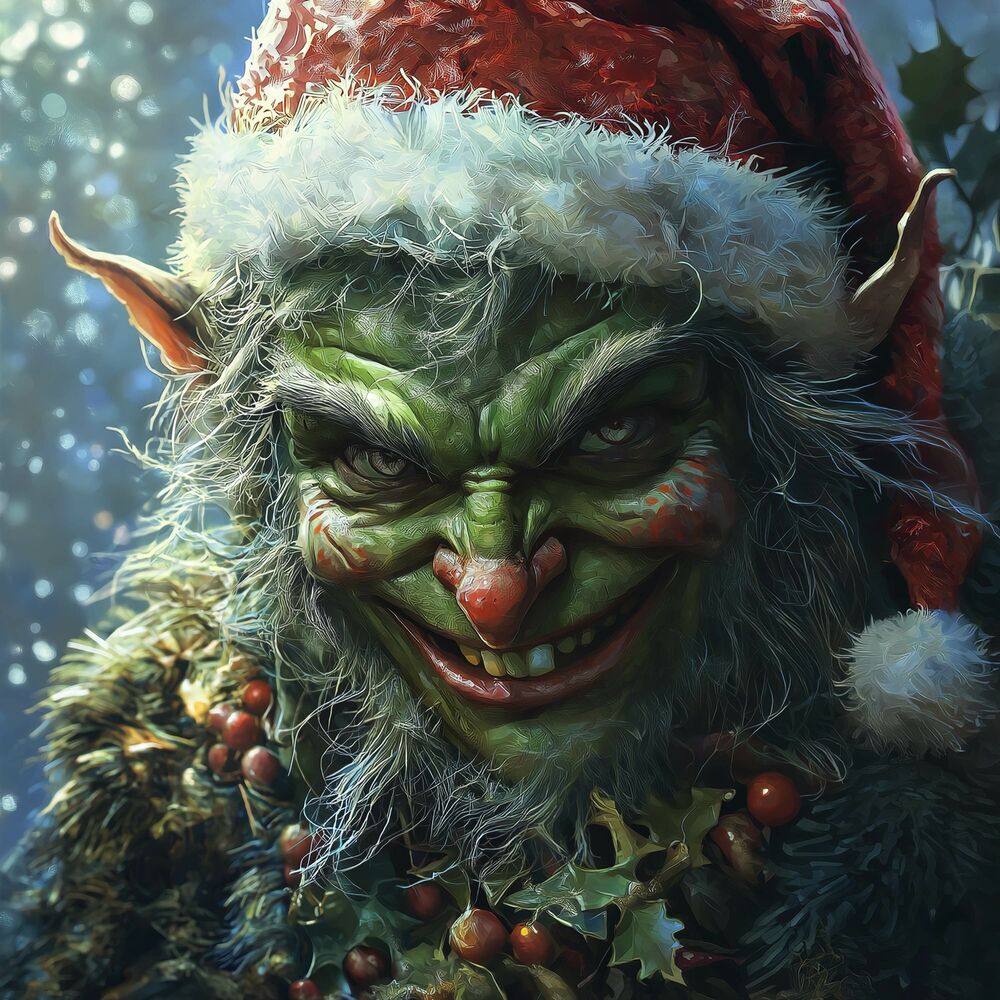Picture of The Devilish Smirk of The Xmas Goblin