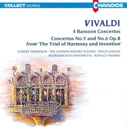 Cover of Vivaldi: Four Bassoon Concertos, La Tempesta di Mare & Il Piacere