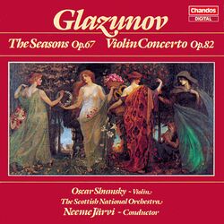 Cover of Glazunov: The Seasons & Violin Concerto