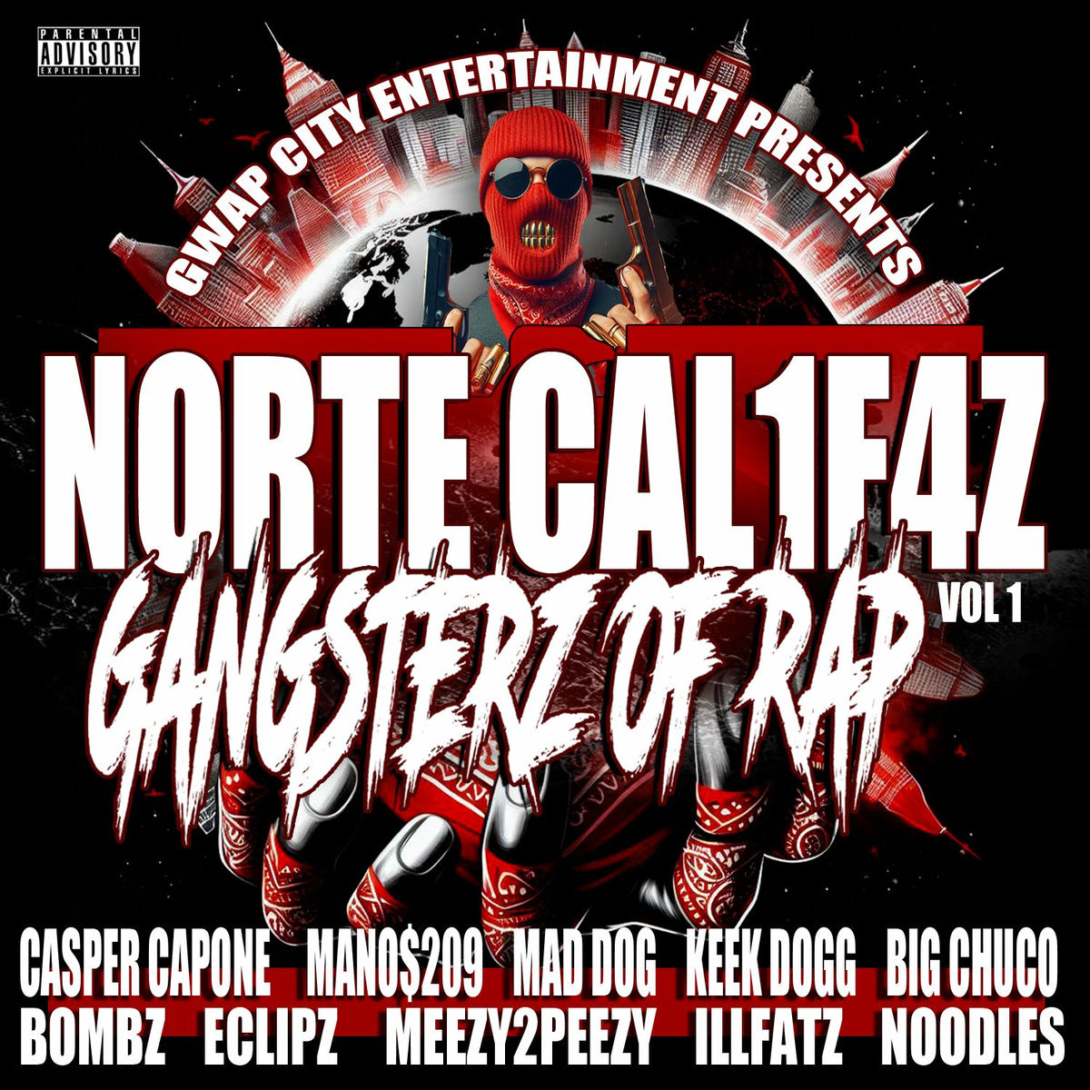 Casper Capone - Red Bandana (feat. Hex, Keek Dogg, Lazie