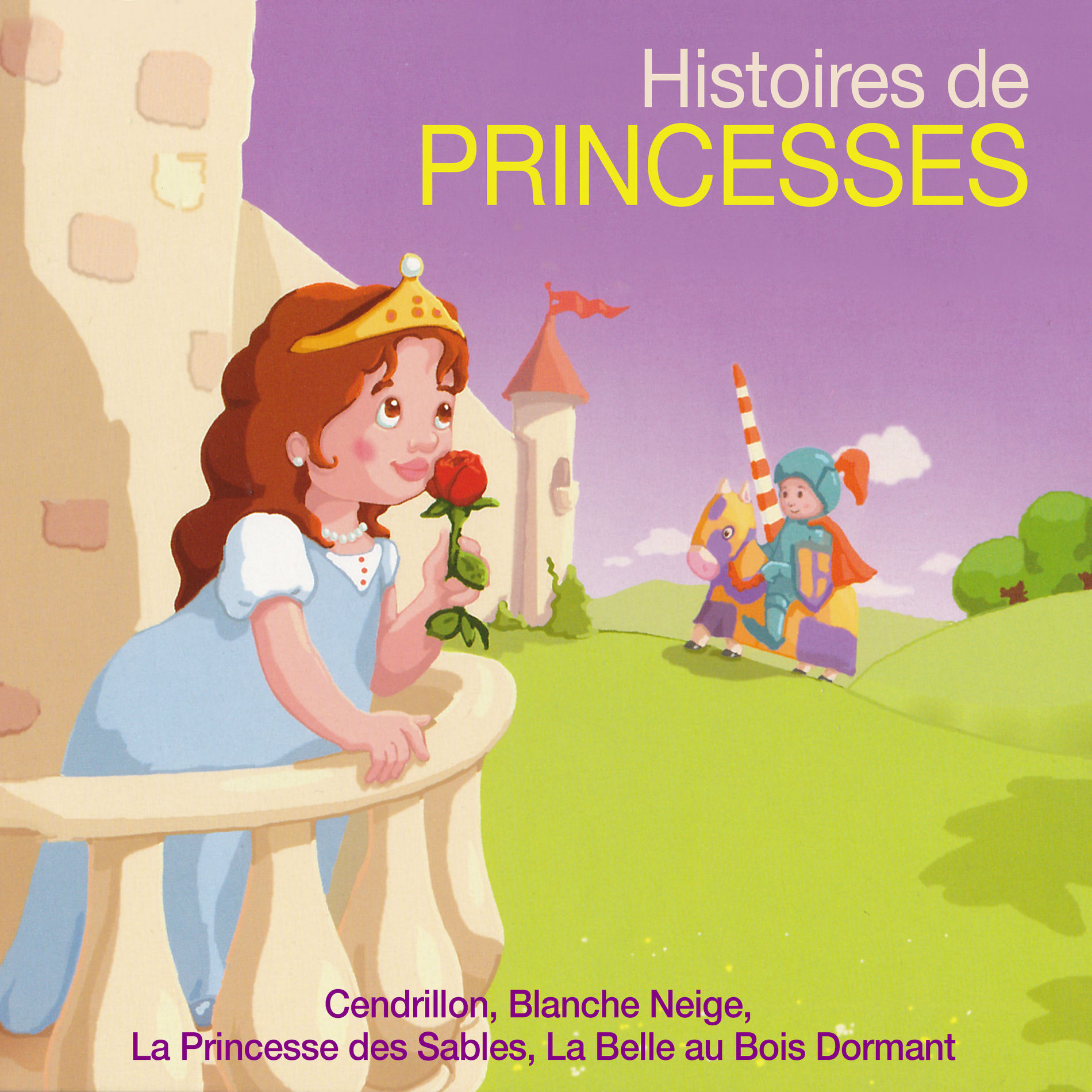 Album cover of Histoires de princesses: Cendrillon, Blanche Neige, La princesse des sables, la belle au bois dormant ...