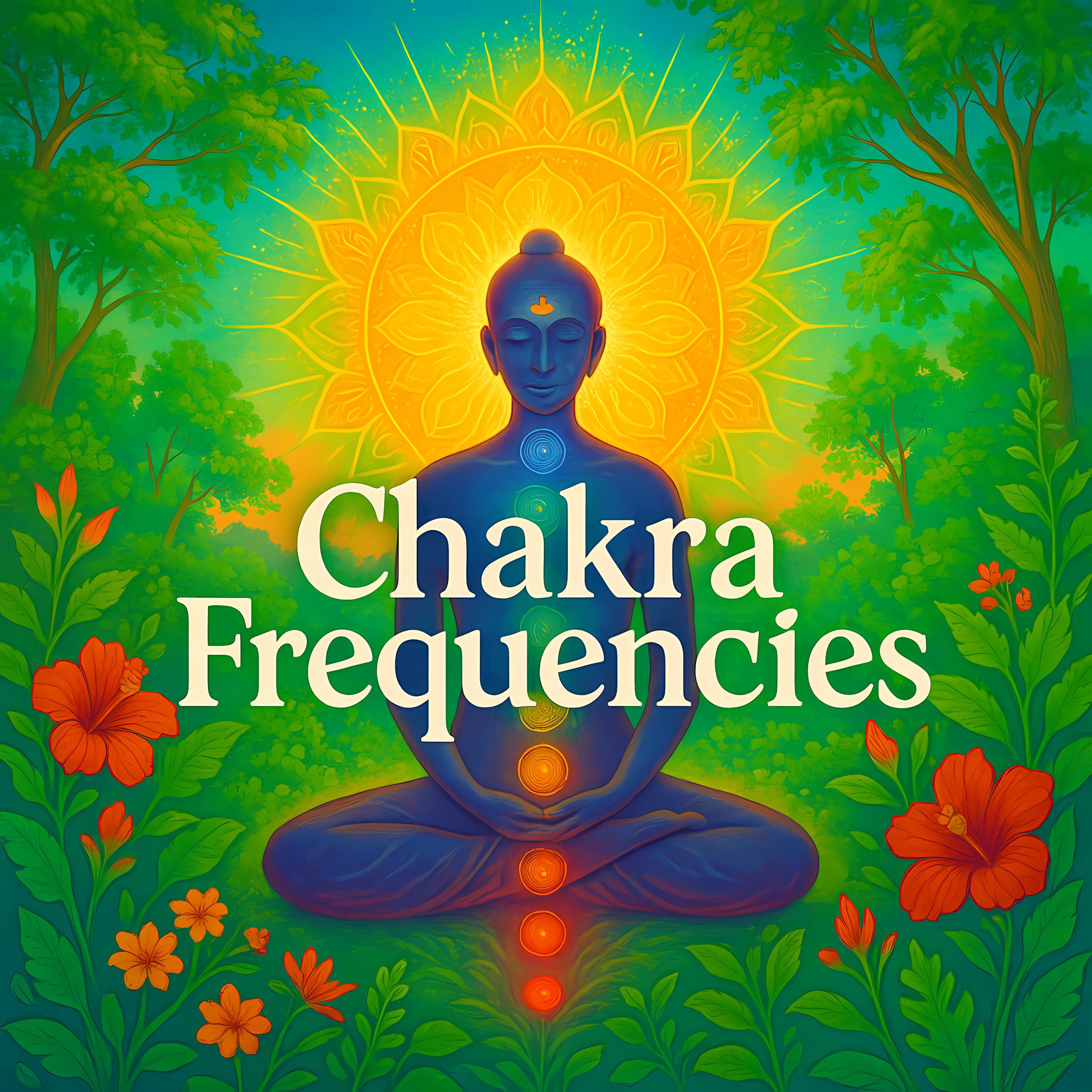 Album cover of Chakras Solfeggio Frequencies Full Body Energy Aura Cleanse (Instrumental)