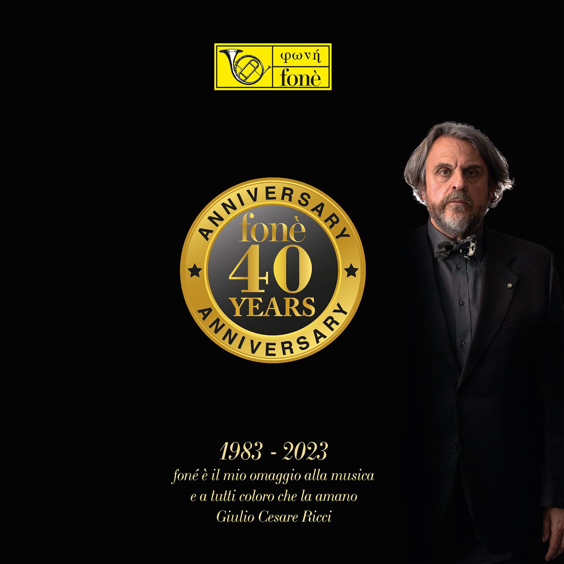 Album cover of fonè 40 years anniversary (1983-2023 fonè è il mio omaggio alla musica e a tutti coloro che la amano - Giulio Cesare Ricci)