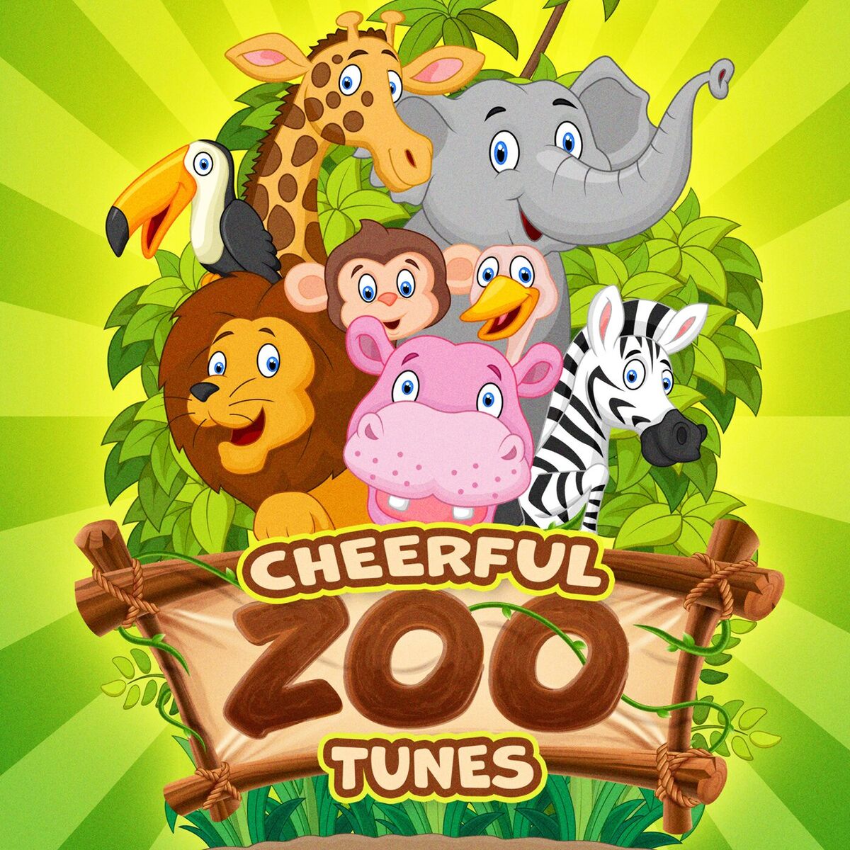 Album cover of Cheerful Zoo Tunes