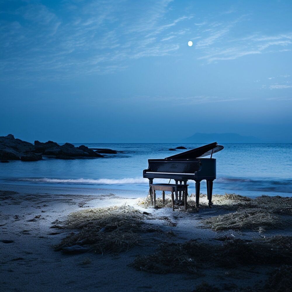 Picture of Meditative Ocean Journey: Blissful Tides Refrain