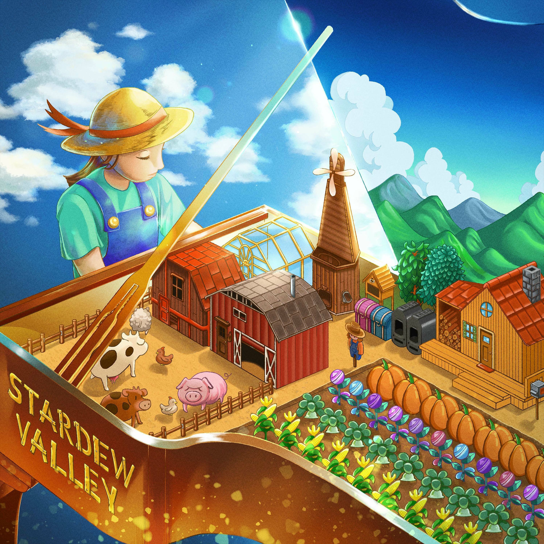 Album cover of Stardew Valley - Harmonic Harvest