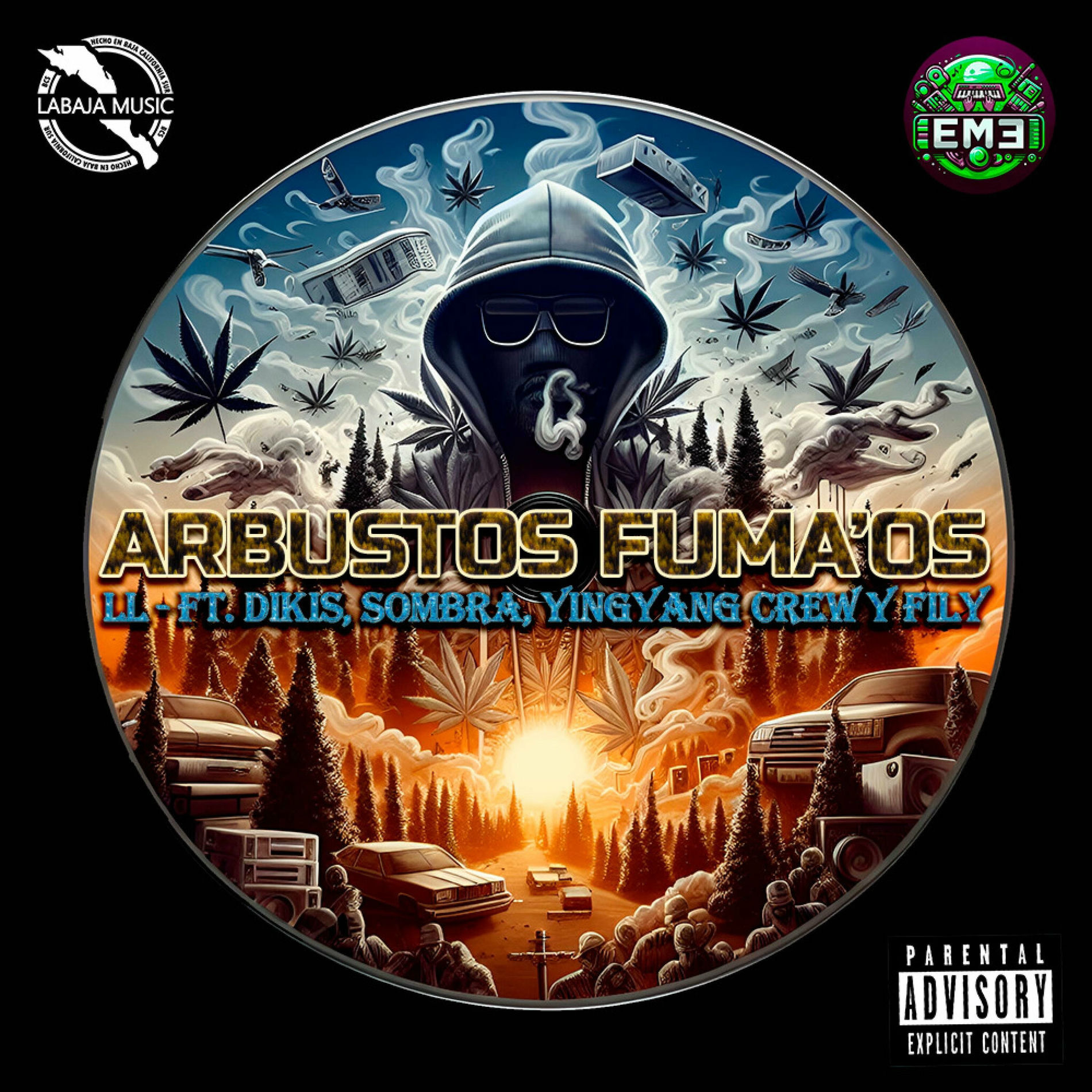 Album cover of ARBUSTOS FUMA´OS (feat. DIKIS, SOMBRA, YING YANG CREW & FILY)