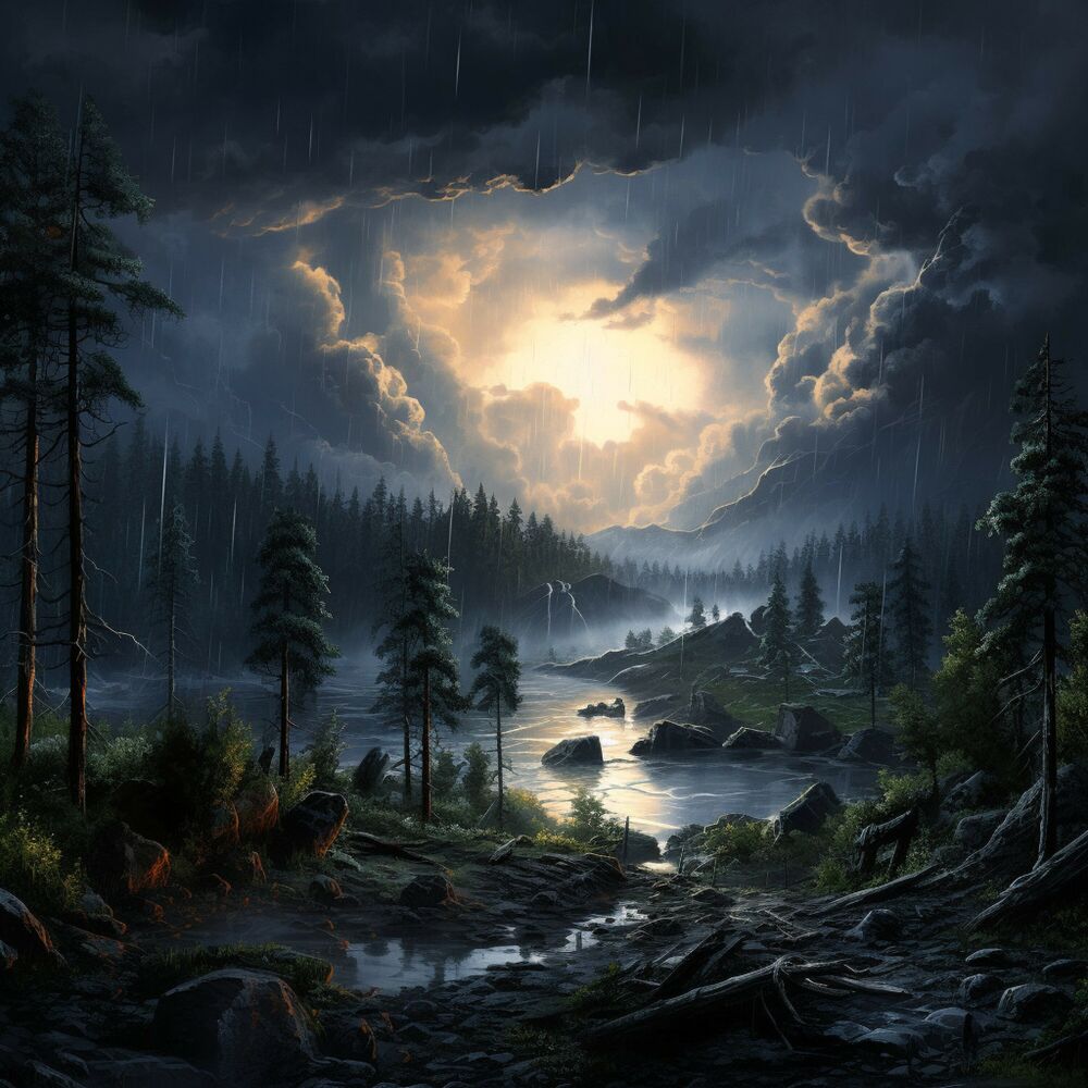 Picture of Soothing Rainfall: Music for Peaceful Serenity
