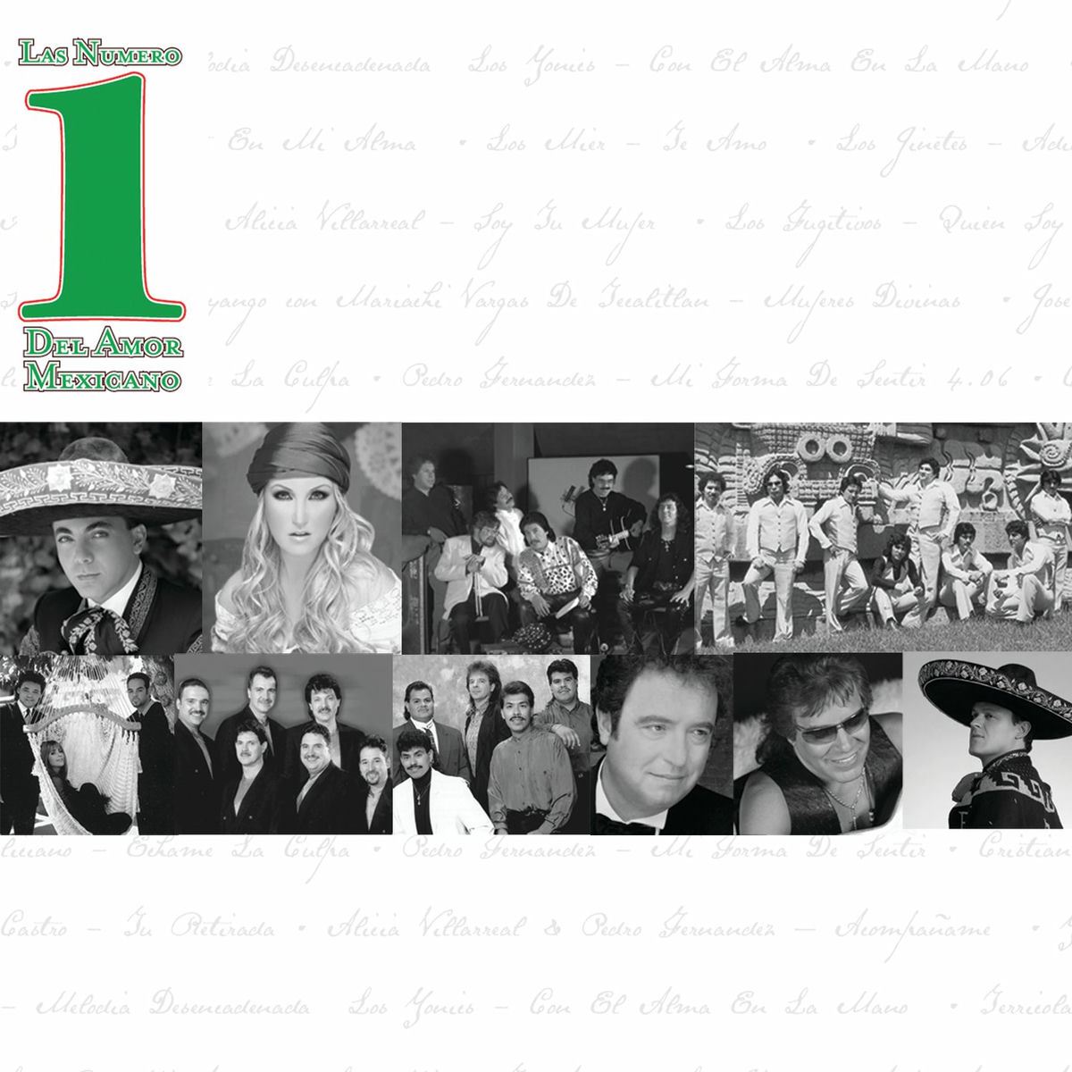 Album cover of Las Numero 1 Del Amor Mexicano