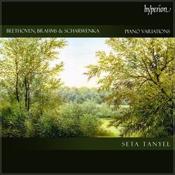 Cover of Beethoven, Brahms & Scharwenka: Piano Variations
