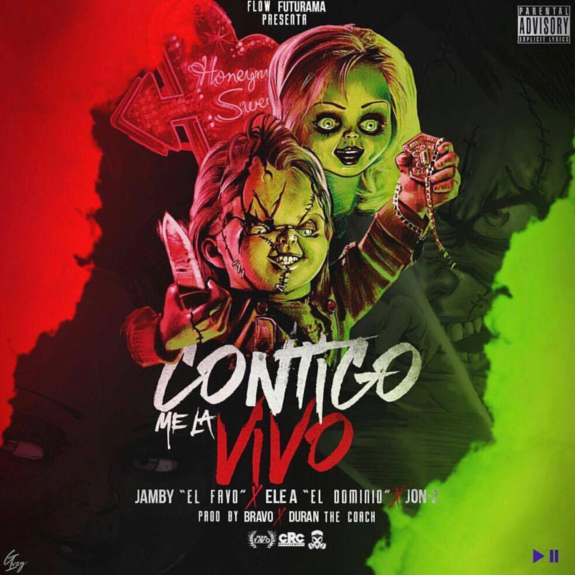 Album cover of Contigo Me la Vivo