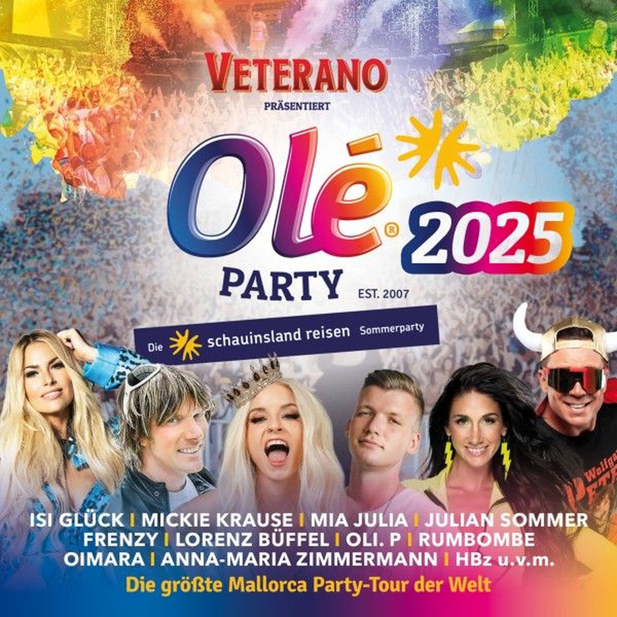 Album cover of Olé Party 2025 - Die größte Mallorca Party-Tour der Welt!