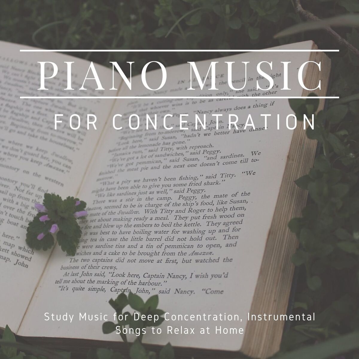 Album cover of Piano Music for Concentration: Study Music for Deep Concentration, Instrumental Songs to Relax at Home