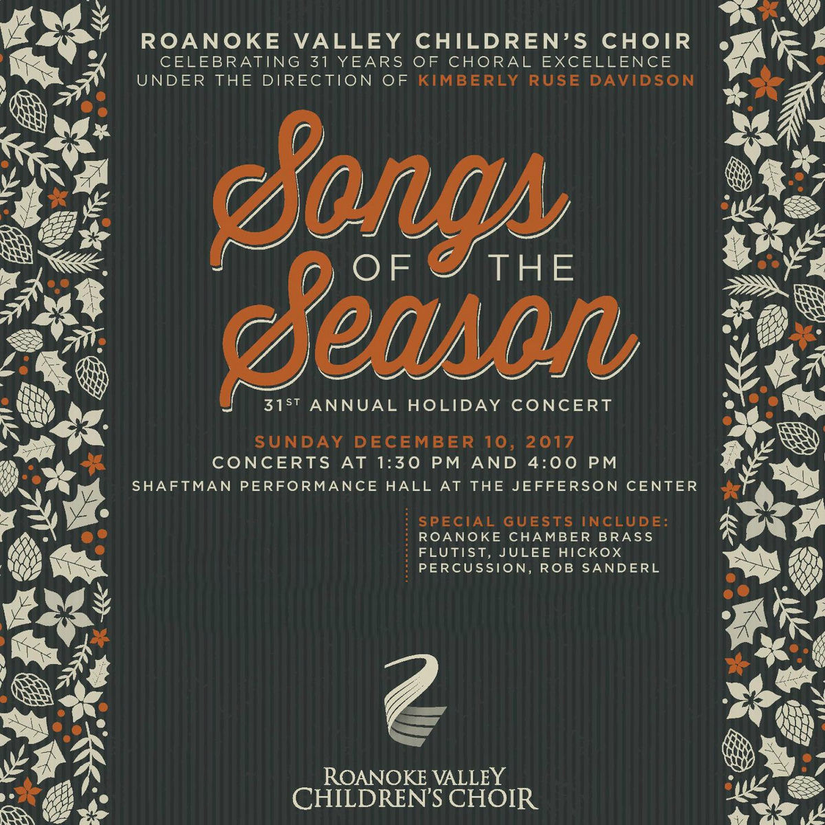 Album cover of 2017 - Songs of The Season (Winter Concert) (Live From the Jefferson Center in Roanoke, VA)