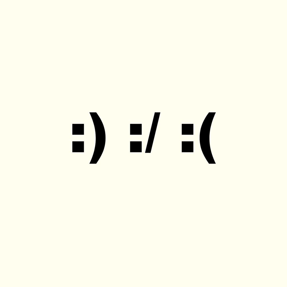 Picture of :) : / :(