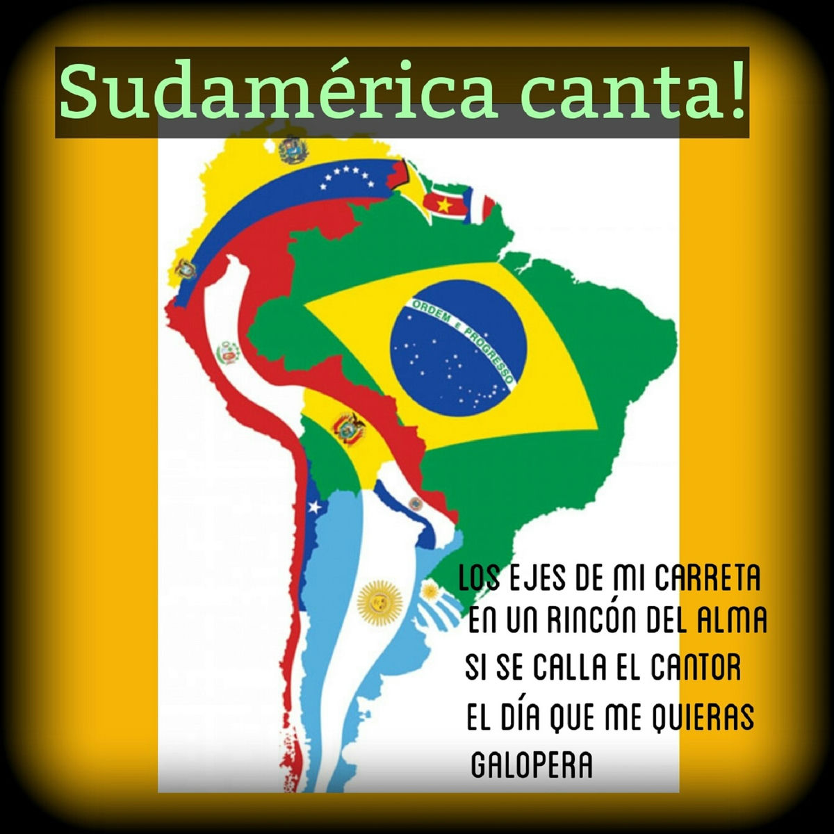 Album cover of Sudamérica Canta!