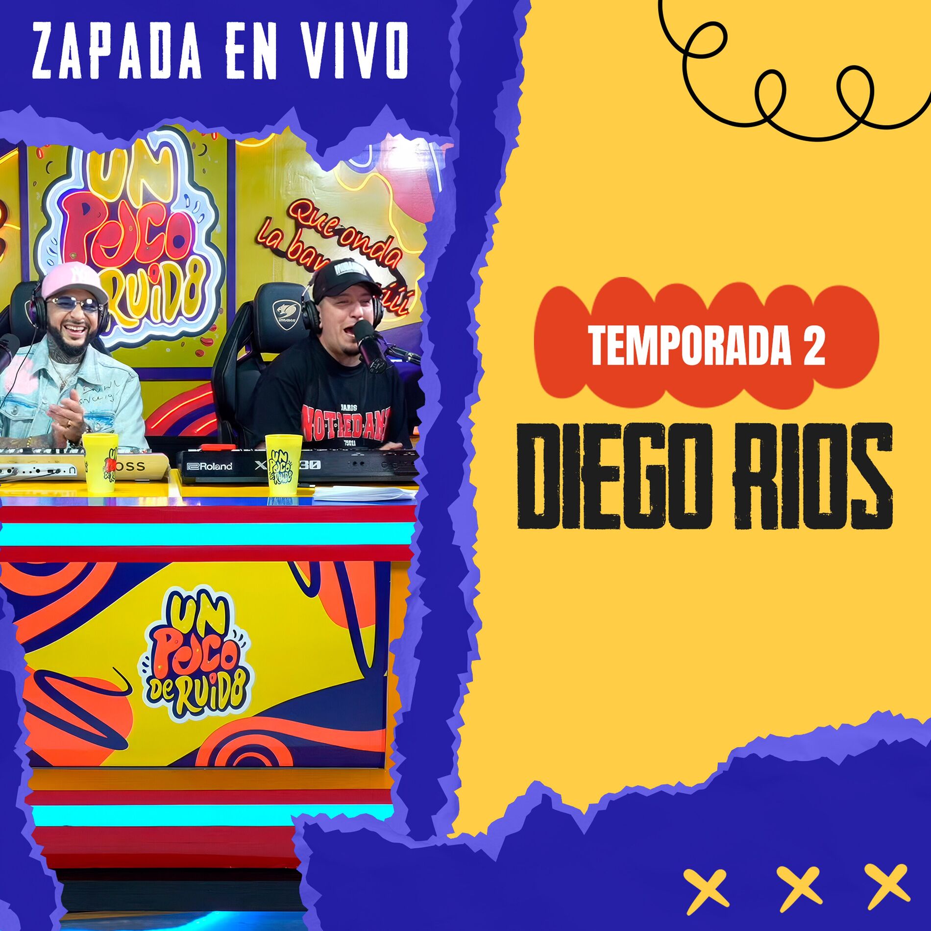 Album cover of DIEGO RIOS (+ Exitos de EL STYLO) / Zapada EN VIVO en UN POCO DE RUIDO!