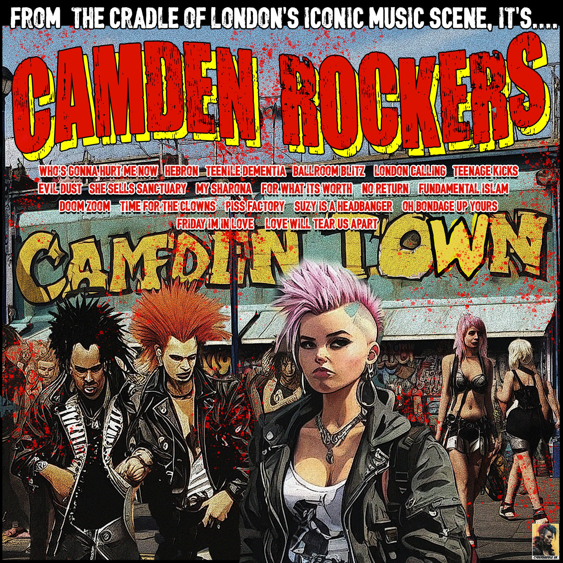 Album cover of From The Cradle Of London's Iconic Music Scene, It's Camden Rockers