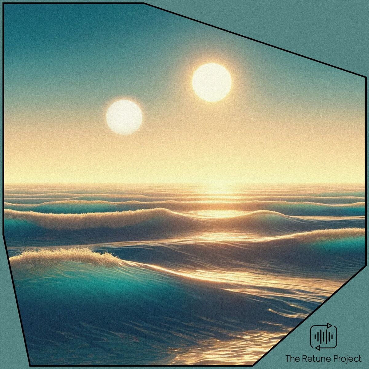 Album cover of the waves are a scary place
