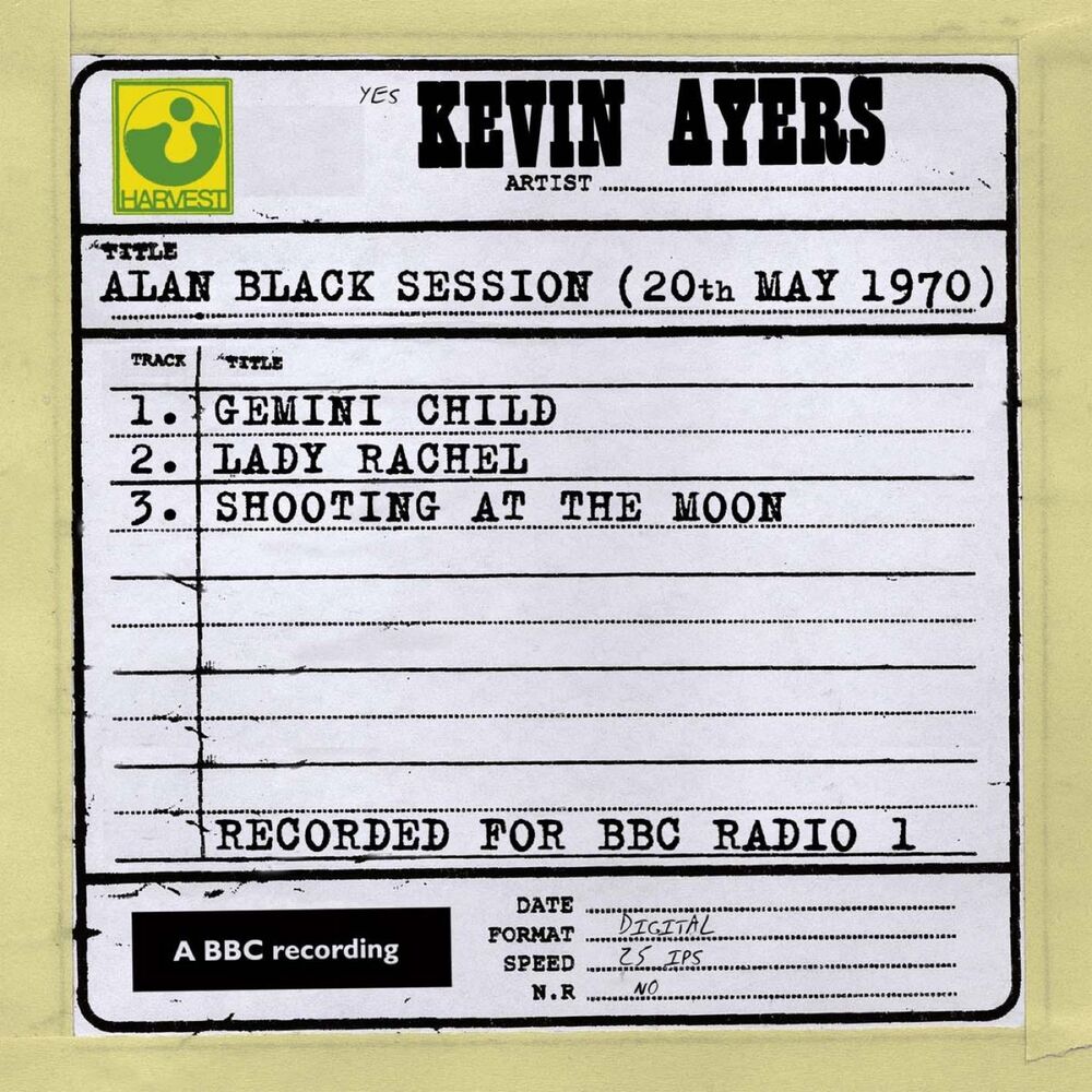 Picture of Alan Black Session (20th May 1970)