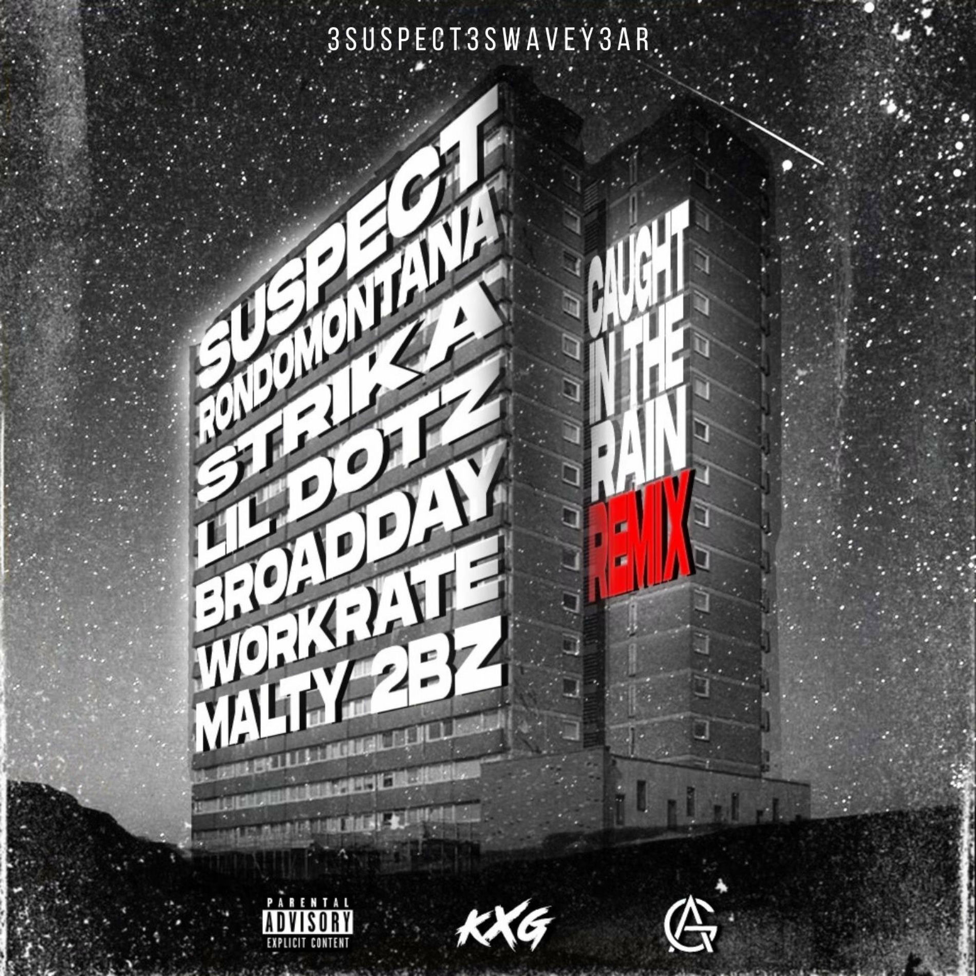 Album cover of Caught Inda Rain 2 (feat. Lil Dotz, Broadday, Malty 2BZ, Rondomontana, Workrate & Strika)